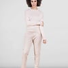 ZINGA Leather ZINGA Leder still NOAH – High-Waist Stretch-Lederhose im Boyfriend-Stil (7/8 Beinlänge) in farbe  Rose