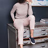 ZINGA Leather ZINGA Leder still NOAH – High-Waist Stretch-Lederhose im Boyfriend-Stil (7/8 Beinlänge) in farbe  Rose