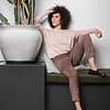 ZINGA Leather Exclusive Leather Boyfriend Trousers with Relaxed Fit and Pockets
