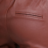ZINGA Leather Exclusieve Merlot Leren Boyfriend Broek NOAH met Relaxed Fit