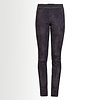 ZINGA Leather Exclusive Navy Blue High Waist Stretch Leather Leggings UMA with Extra Length