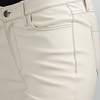 ZINGA Leather Echt leren broek dames off wit| Amalia 6006