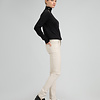 ZINGA Leather Echt leren broek dames off wit| Amalia 6006