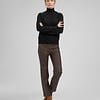 ZINGA Leather 210510-6116 | High-Waist| Stretch Lederleggings | Lina |  Braun