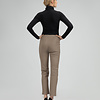 ZINGA Leather Real leather pant women taupe| Lina 6654