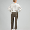 ZINGA Leather Leren Legging Enkellengte | Elastische Band | High Waist