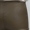 ZINGA Leather Damen-Lederhose Cropped Straight Leg in Grun | LINA 6821