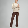 ZINGA Leather ZINGA Leather style LINA – High-Rise Stretch Leer Legging ( Enkel Lengte) kleur Cinnamon