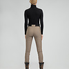 ZINGA Leather Lederleggings in Taupe aus Glattleder | UMA 6654