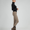 ZINGA Leather Lederleggings in Taupe aus Glattleder | UMA 6654
