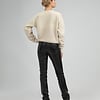 ZINGA Leather ZINGA Leder still UMA Premium High-Rise leggings aus Stretch Leder in farbe Schwarz