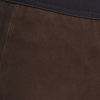 ZINGA Leather Exclusive Dark Brown High Waist Stretch Suede Leggings UMA with Extra Length
