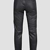 ZINGA Leather Leren Barrel Fit Broek Rena | Handgemaakt Stretch Lamsleer