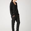 ZINGA Leather Leren Barrel Fit Broek Rena | Handgemaakt Stretch Lamsleer