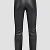 ZINGA Leather Damen-Lederhose Cropped Straight Leg in Schwarz | LINA 6999