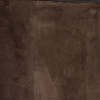 ZINGA Leather Brown Suede Pencil Skirt with Comfortable Elastic Band