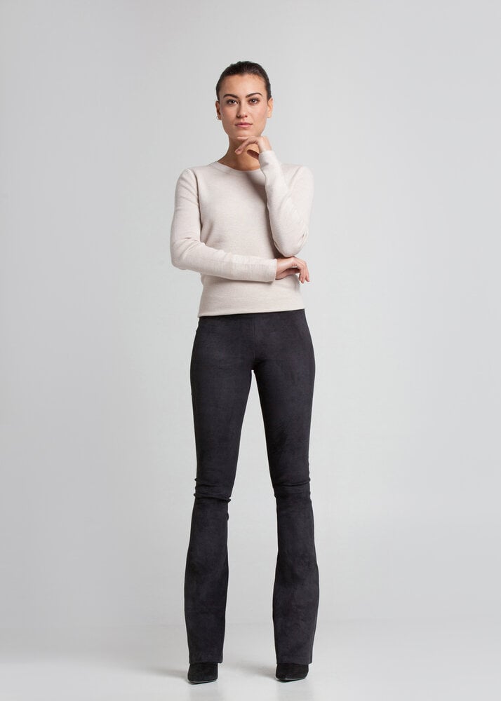 ZINGA Leather FAY 4999– High-Waist Stretch SuedeLeggings