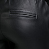 ZINGA Leather ZINGA Leder still NOAH Mid-Rise Stretch Lederhose im Boyfriend-Stil (7/8 Beinlänge) in farbe Schwarz