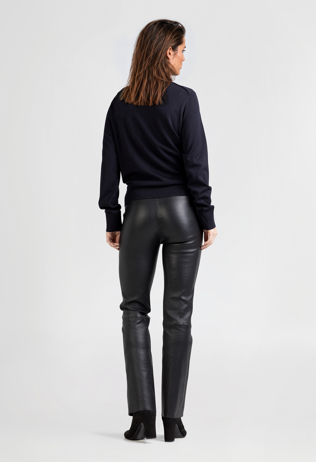 ZINGA Leather PAM High-Rise Stretch Lederleggings (Regular Fit)