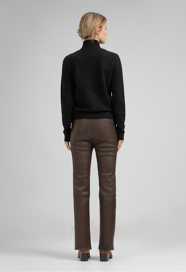 ZINGA Leather PAM  High-Rise Stretch Leather Leggings (Regular Fit)