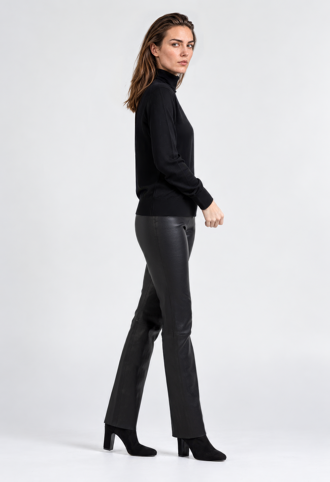 ZINGA Leather PAM High-Rise Stretch Lederleggings (Regular Fit)