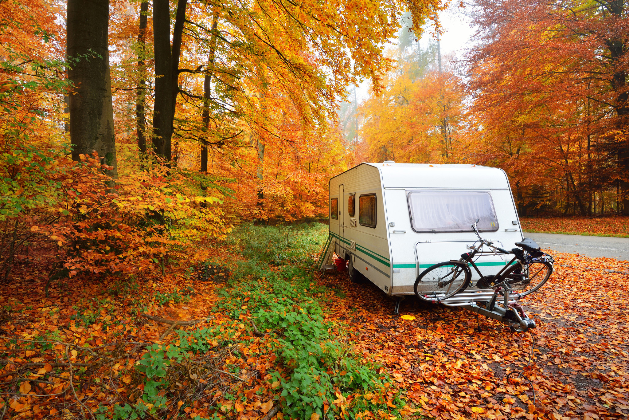 Kamperen in de herfst