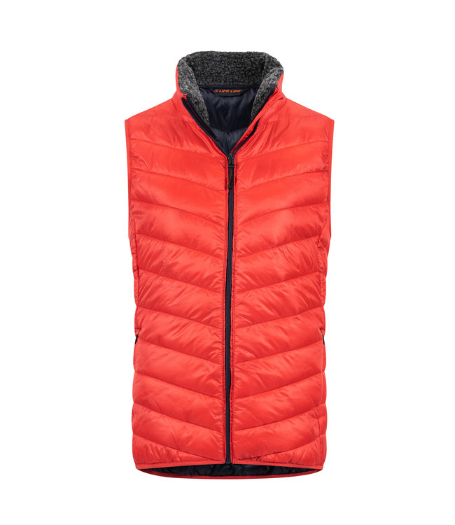 Life-Line Kensi Ladies Fake down bodywarmer - Cayenne