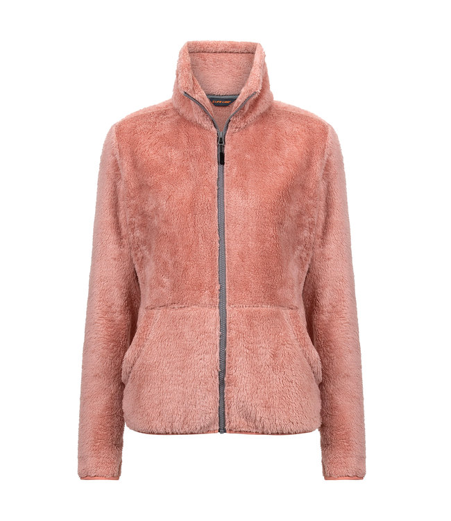Life-Line Macy dames fleece vest - Roze melange