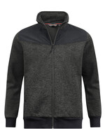Life-Line Matthew Herren Fleecejacke Schwarz Melange