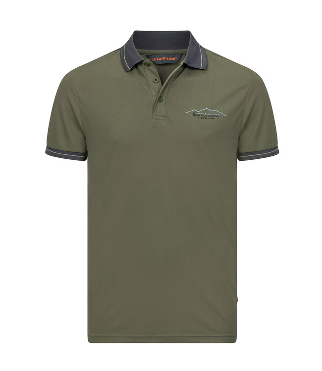 Life-Line Nadil Mens Polo Shirt Green