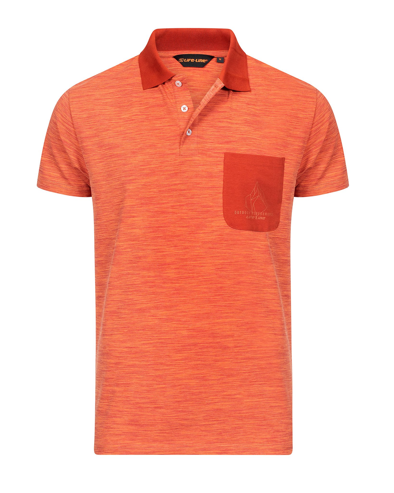 Life-Line Enrico Heren Polo Shirt - Donker Oranje - XL