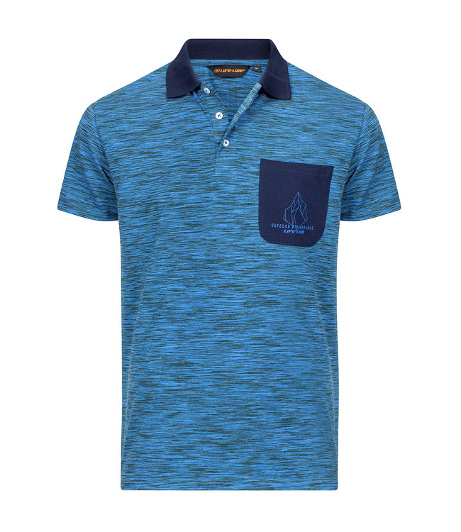 Life-Line Enrico Mens Polo Shirt Blue