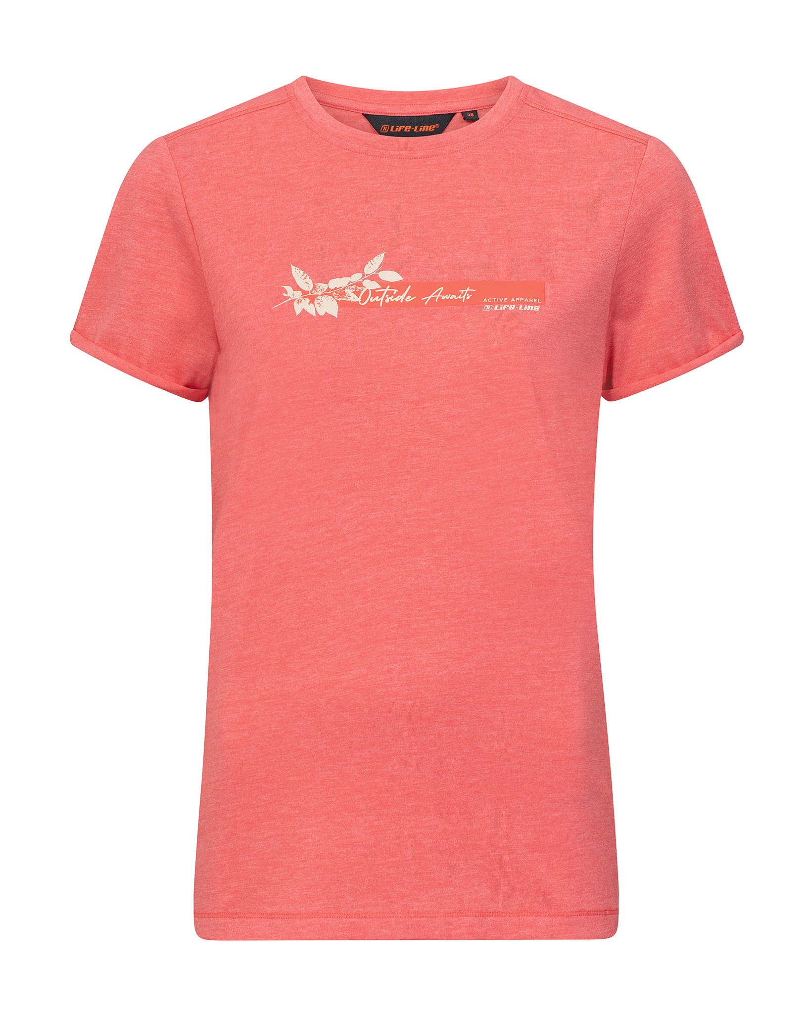 Life-Line Nora Dames T-shirt - Roze Melange - 46
