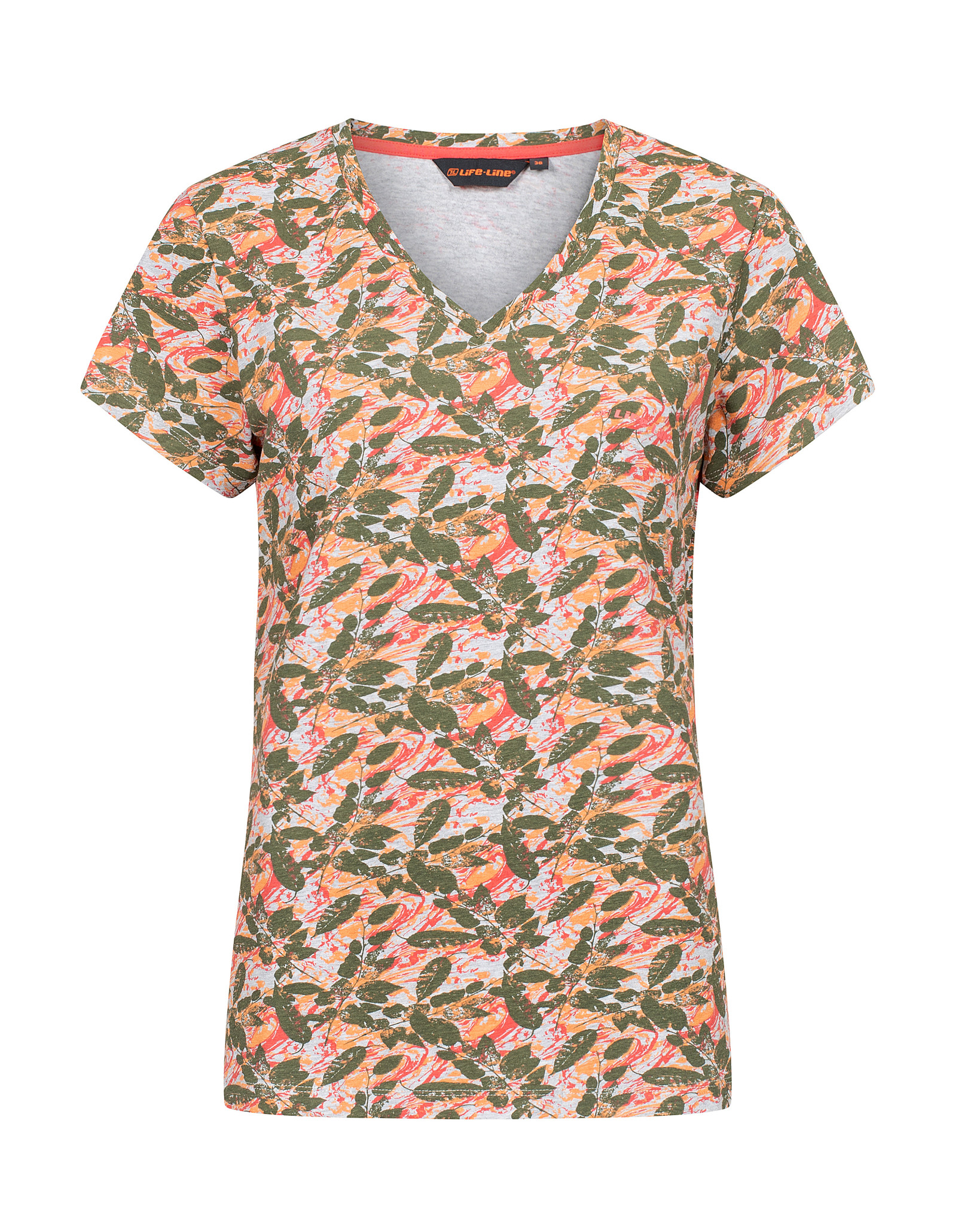 Life-Line - Esrin T-shirt | Bio Katoen - Groen - Dames - Outdoorshirt - Wandelshirt