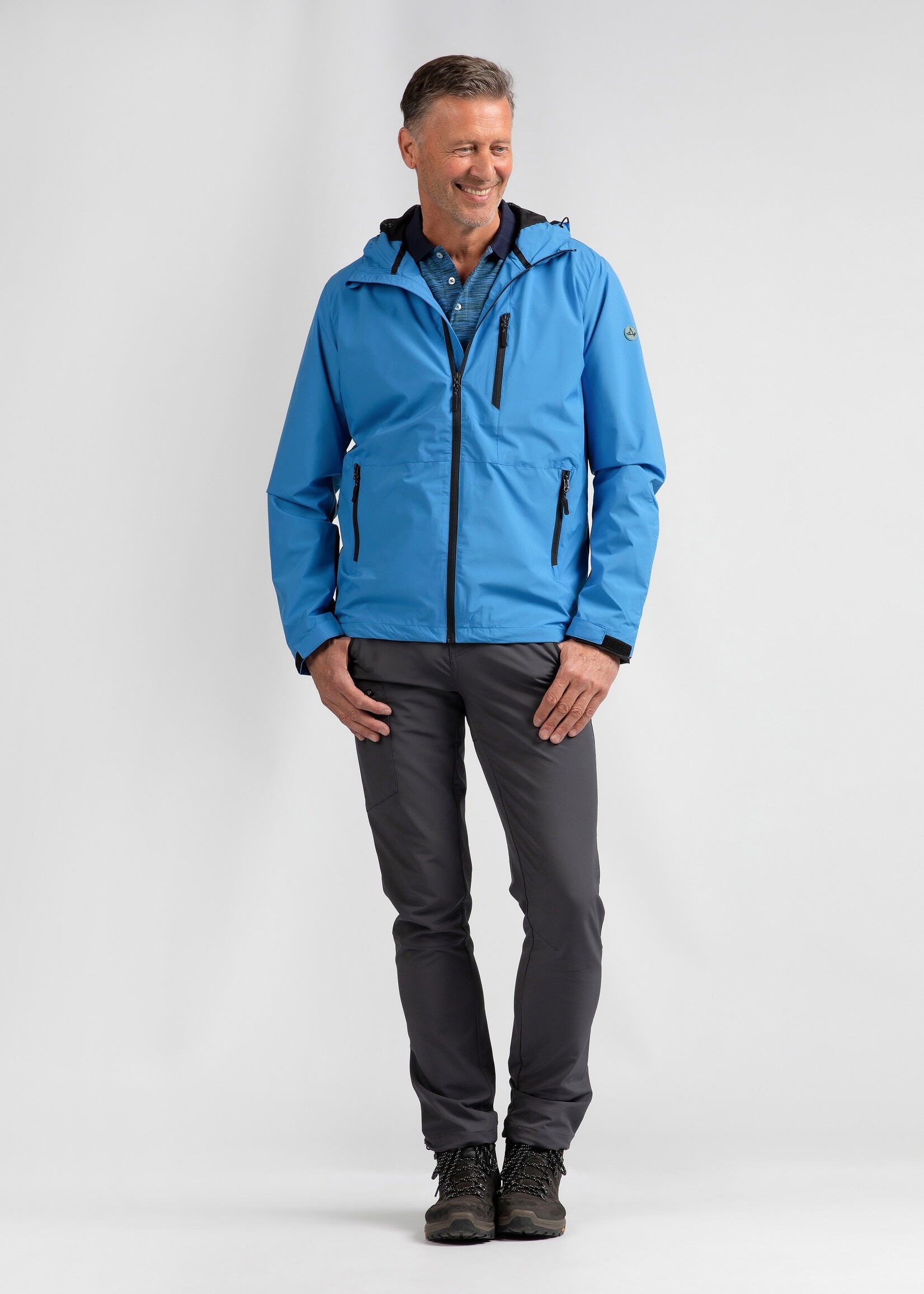 Life-Line Emile hardshell jas heren | gerecycled Polyester