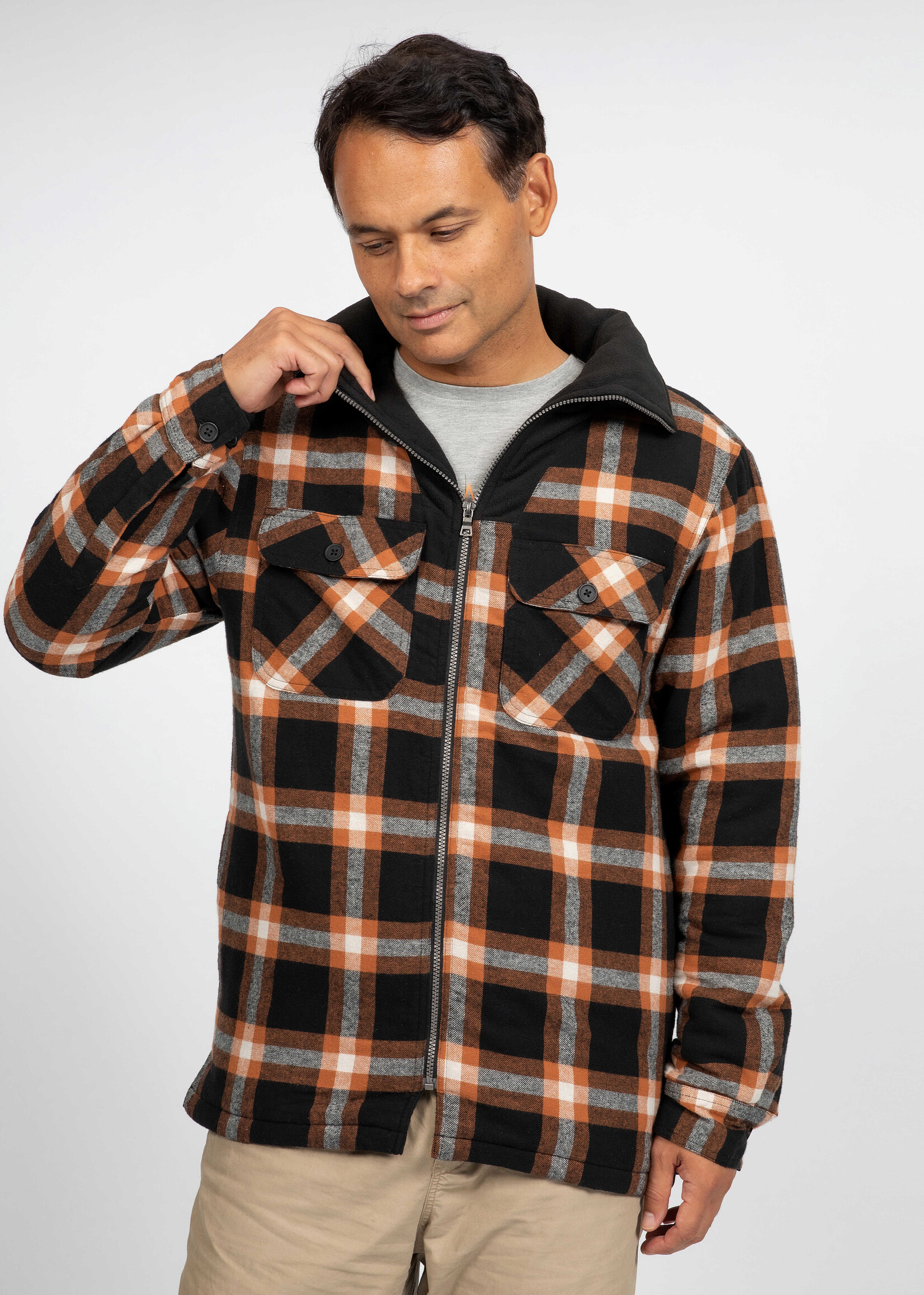 Life-Line Peter Men's lined Flannel vest