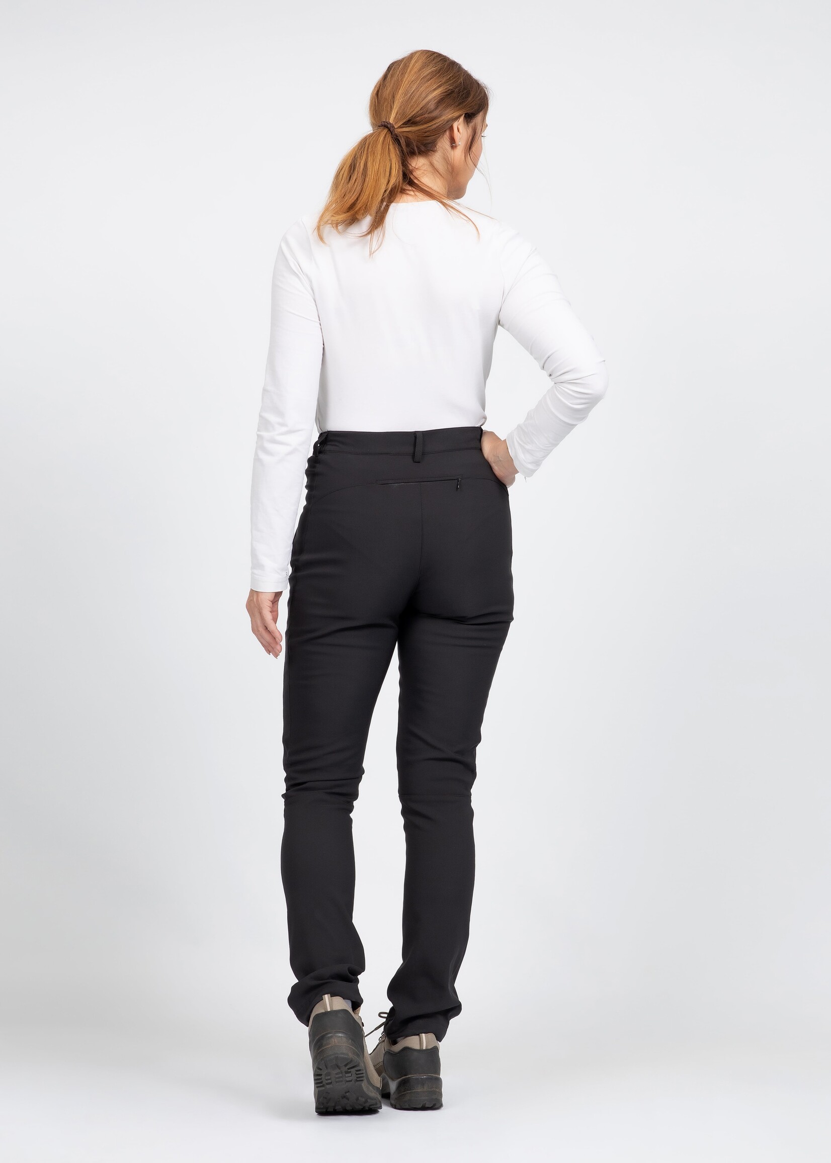 Life-Line Liset Damen gefütterte Softshell Hose Schwarz