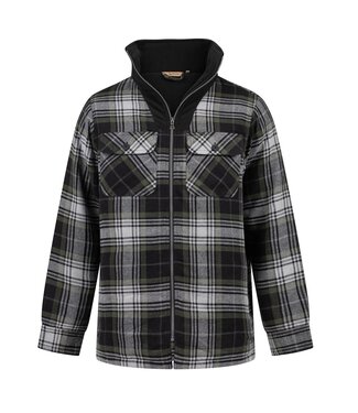 Life-Line Peter Gevoerd Flanel Vest Olive Check