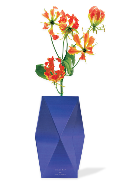Paper Vase Cover 2.0 - Vivid Blue