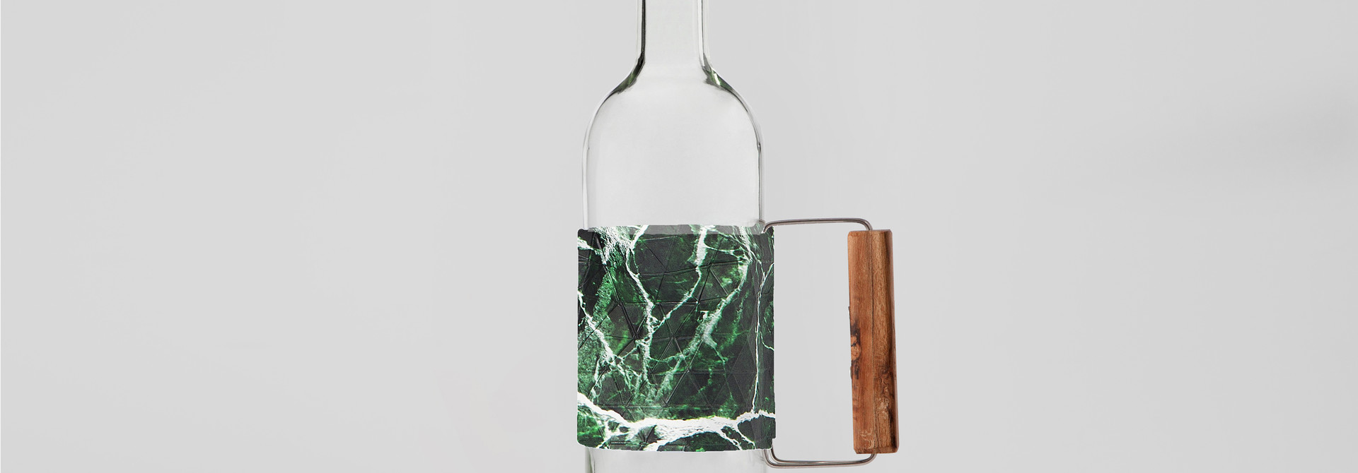 Bottle Grip - Marble Green