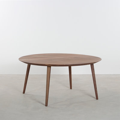 Sav & Okse Tomrer Coffee Table Round Walnut - 4 Legs