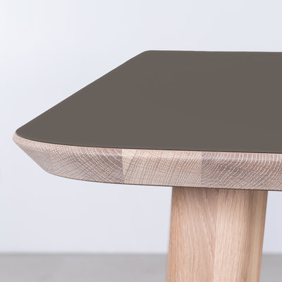 Sav & Okse Tomrer Table gray Fenix top - Oak Whitewash legs