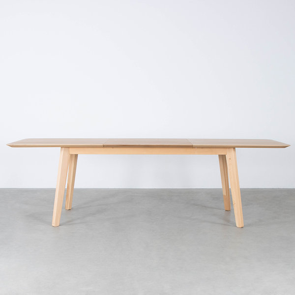 bSav & Økse Nonne Table Straight Extendable Beech