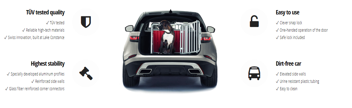 safest dog carrier for car