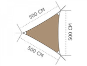Ingenua Shade sail Triangle Ingenua Shade sail Triangle