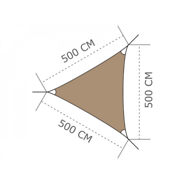 Ingenua Shade sail Triangle Ingenua Shade sail Triangle