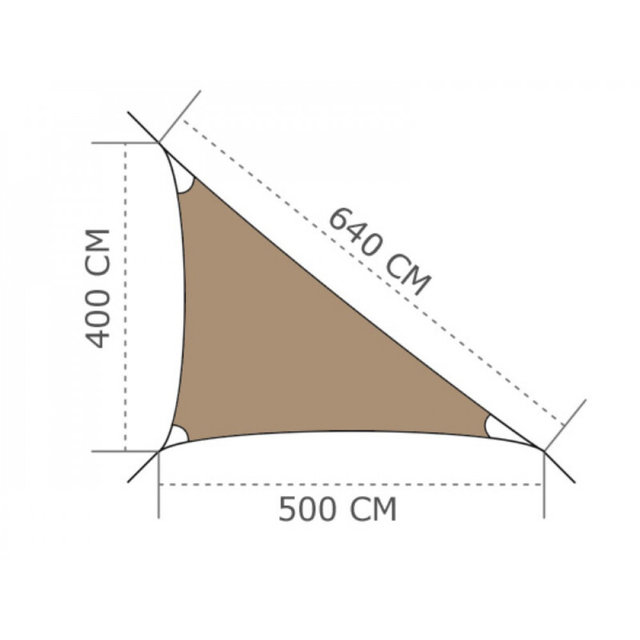 Ingenua Shade sail Triangle Ingenua Shade sail Triangle