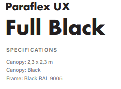 Paraflex UX specifications