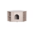 Quapas! Quapas ! Maison pour chat Premium en bois avec bac à litière