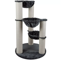 Quapas! Phoenix Cat Tree – Luxury Scratching Tree for Large Cats 80x80x127.5 cm